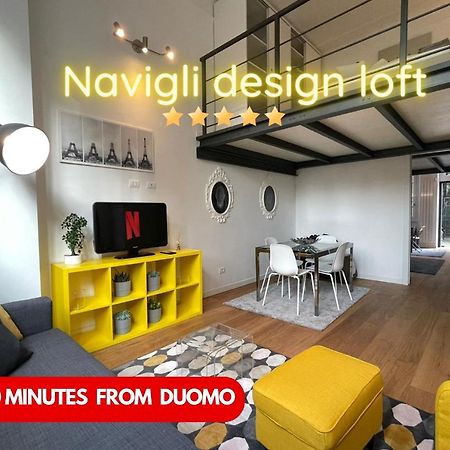 Апартаменти Navigli Design Loft - 7 Stops From Duomo, Ac, Netflix Мілан Екстер'єр фото
